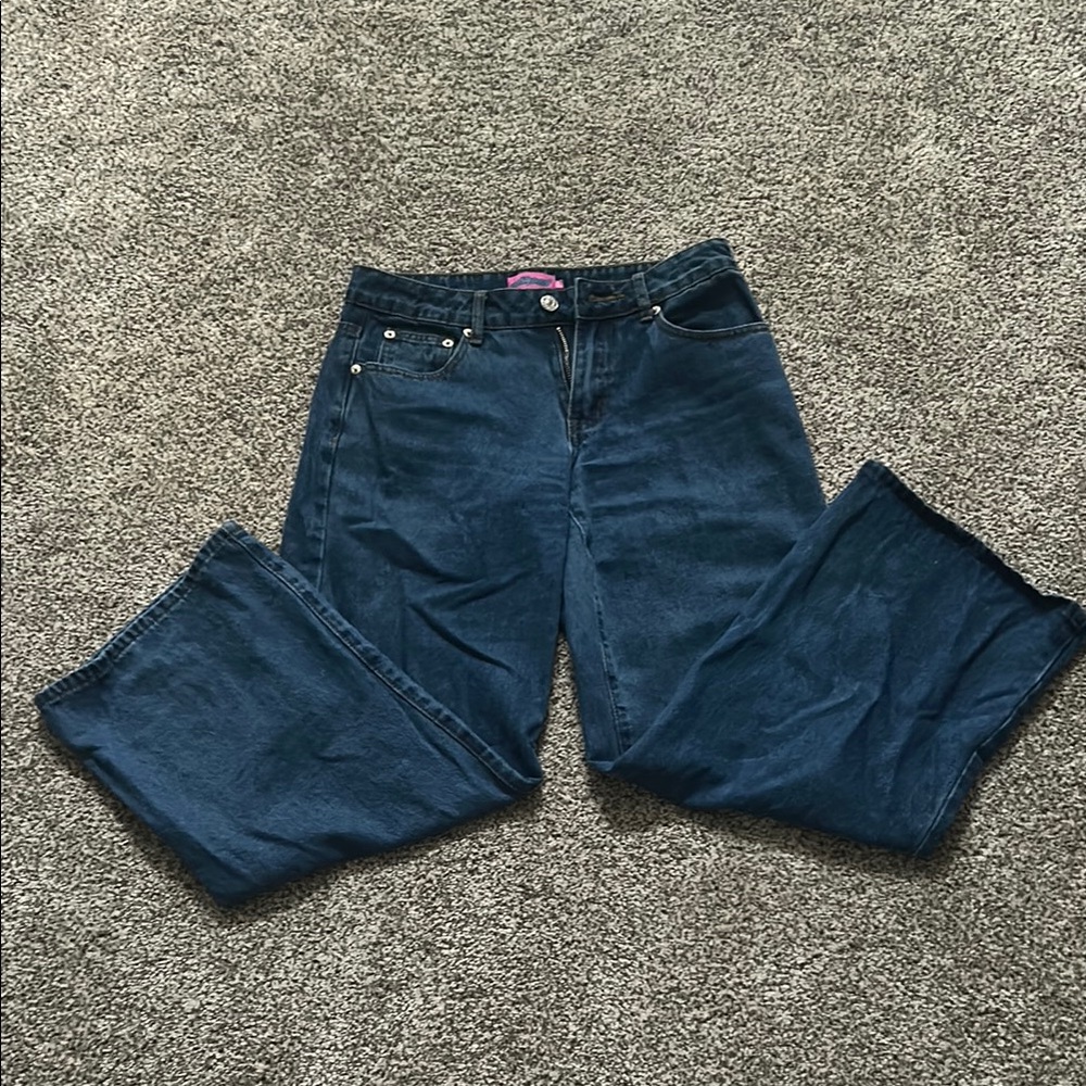Classic Blue Low Rise Women's Jeans